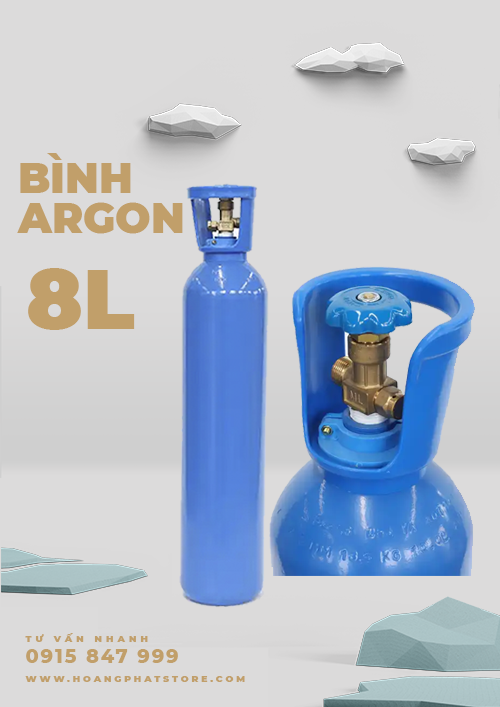 bình khí argon mini