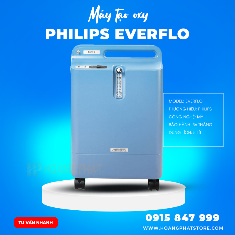 Máy tạo oxy 5 lít Philips Respironics EverFlo